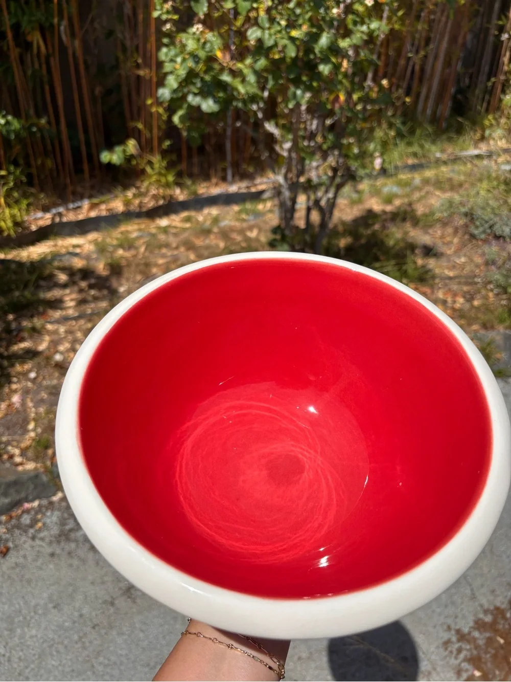 Retro Terramoto Ceramic Cherry Bowl